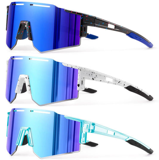 DioKiw 3PACK Polarized Kids Sunglasses Youth Softball Cycling Sports Sun Glasses Boys Girls UV400 Protection Goggles